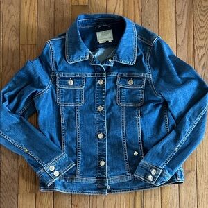 Ladies Dark  Blue Denim Jacket - Kate Spade